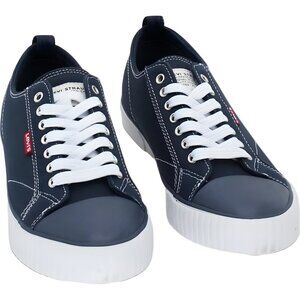 Levi's Anikin Canvas Sneakers Navy Low Top Casual Shoes Men US 8M